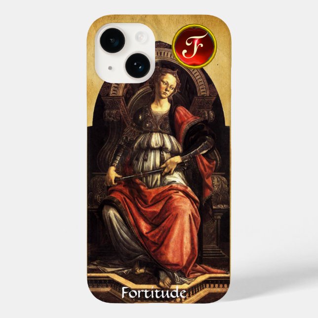 ANTIQUE RENAISSANCE TAROTS, FORTITUDE- STÄRKE Case-Mate iPhone HÜLLE (Rückseite)