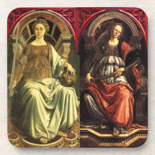 ANTIQUE RENAISSANCE TAROTS / JUSTIZ - FORTITUE UNTERSETZER