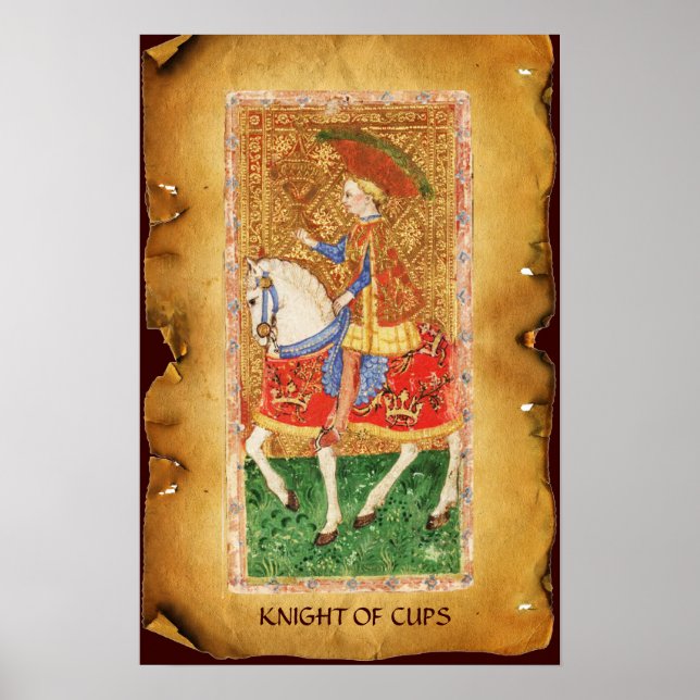 ANTIQUE RENAISSANCE TAROTS / KNIGHT VON KUPPEN POSTER (Vorne)