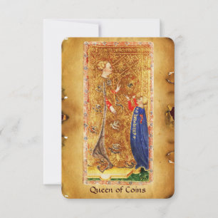 ANTIQUE RENAISSANCE TAROTS / KÖNIGIN DER MÜNZEN
