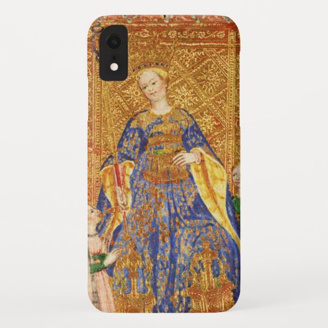 ANTIQUE RENAISSANCE TAROTS / KÖNIGIN VON WÄNDEN Case-Mate iPhone HÜLLE (Rückseite)