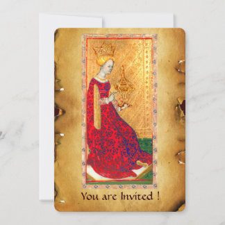 ANTIQUE RENAISSANCE TAROTS KÜPPENQUEEN EINLADUNG