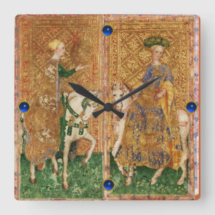 ANTIQUE RENAISSANCE TAROTS/LADY OF COINS AND WANDY QUADRATISCHE WANDUHR