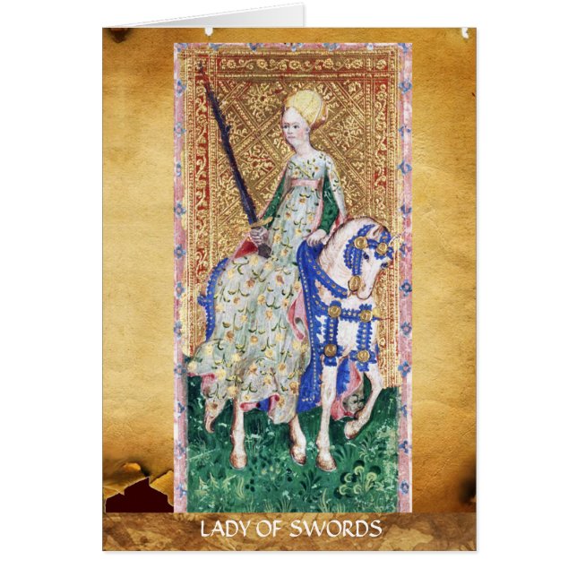 ANTIQUE RENAISSANCE TAROTS / LADY OF SCHWERTER (Vorne)