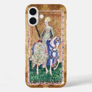 ANTIQUE RENAISSANCE TAROTS / LADY OF SCHWERTER iPhone 16 PLUS HÜLLE