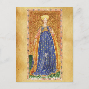 ANTIQUE RENAISSANCE TAROTS / MAID DER WÄNDE POSTKARTE