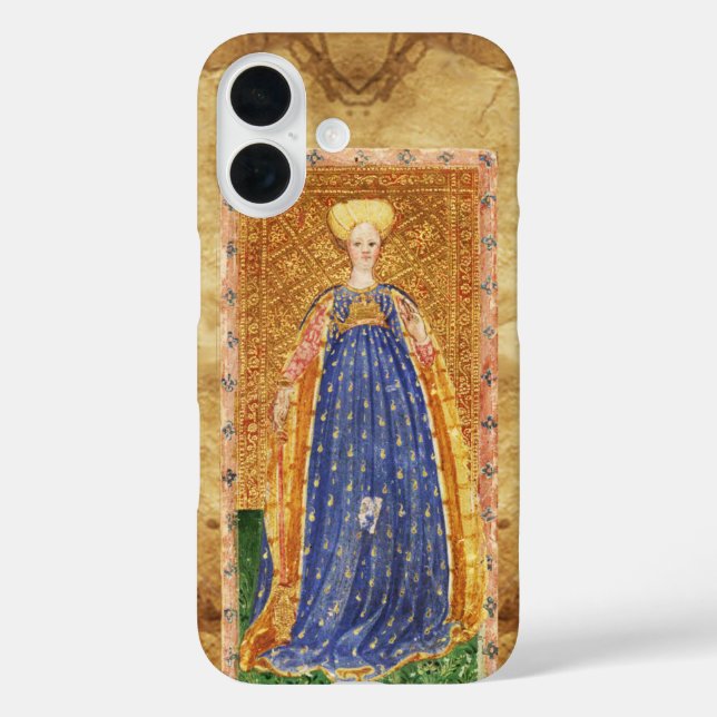 ANTIQUE RENAISSANCE TAROTS / MAID OF WANDS Case-Mate iPhone HÜLLE (Rückseite)