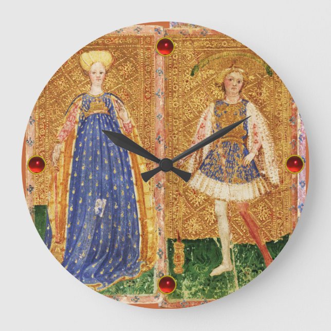 ANTIQUE RENAISSANCE TAROTS /MAID UND WANDERSEITE GROßE WANDUHR (Vorderseite)