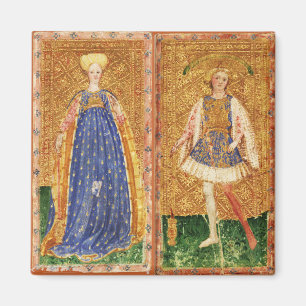 ANTIQUE RENAISSANCE TAROTS /MAID UND WANDERSEITE MAGNET