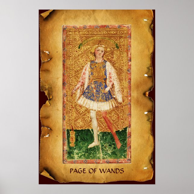 ANTIQUE RENAISSANCE TAROTS / SEITE DER WANDS POSTER (Vorne)