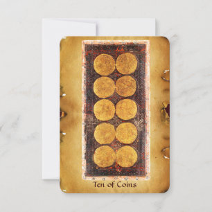ANTIQUE RENAISSANCE TAROTS / ZEHN MÜNZEN