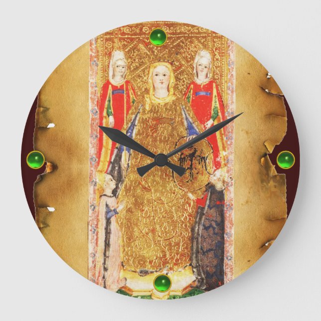 ANTIQUE RENAISSANCE ZIELE 3 / EMPRESS GROßE WANDUHR (Vorderseite)