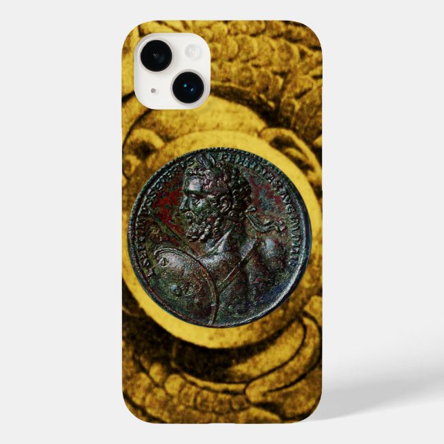 ANTIQUE ROMAN BRONZE MEDALLION MIT GOLD GRIFFINS Case-Mate iPhone HÜLLE (Rückseite)