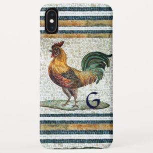 ANTIQUE ROMAN MOSAICA / ROOSTER MONOGRAM Case-Mate iPhone HÜLLE