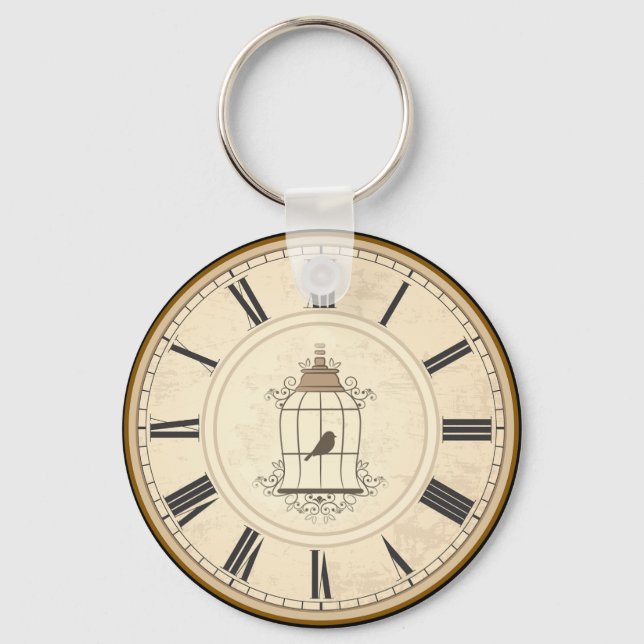ANTIQUE ROMAN NUMERALS RUSTIKZEIT SCHLÜSSELANHÄNGER (Vorderseite)