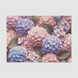 Antique rosa Lila Hydrangea Dekoupage Tissue Seidenpapier