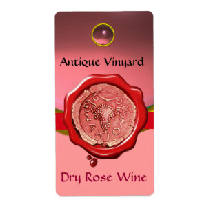 ANTIQUE ROSE GRAPE WEIN ROTES WAX SIEGEL, rosa