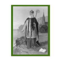 Antique Saint Patrick, die Schlangen und die Bibel