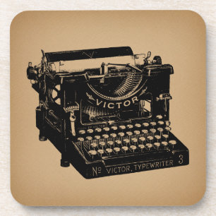 Antique Schreibmaschine Alte Schreibmaschine Getränkeuntersetzer