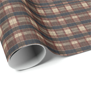 Antique Scottish Tartan Geschenkpapier