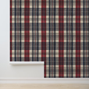 Antique Scottish Tartan Tapete