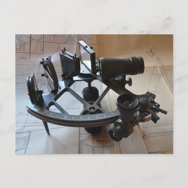 Antique Sextant Postkarte (Vorderseite)