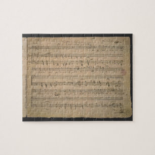 Antique Sheet Music, Lied des alten Mannes, 1822 Puzzle