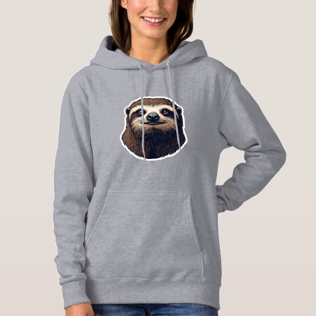 Antique Sloth Illustration Vintage Tee (2) (Vorderseite)