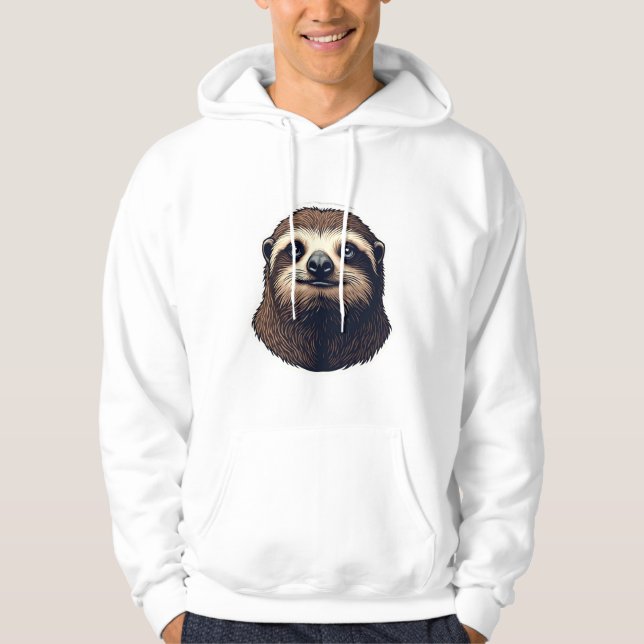 Antique Sloth Illustration Vintage Tee (2) (Vorderseite)