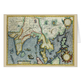 Antique Southeast Asian Map von Mercator / Hondius