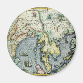 Antique Southeast Asian Map von Mercator / Hondius Magnet