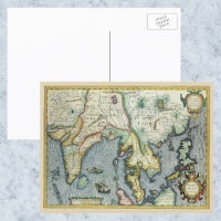 Antique Southeast Asian Map von Mercator / Hondius