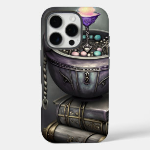Antique Steampunk Cauldron   Zauberbücher iPhone 16 Pro Hülle