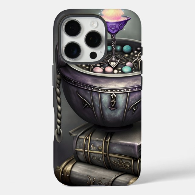 Antique Steampunk Cauldron | Zauberbücher Case-Mate iPhone Hülle (Rückseite)