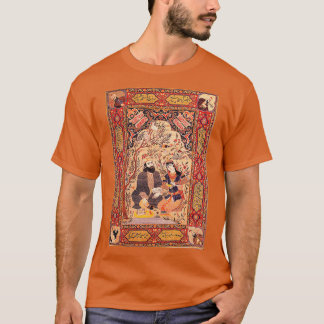 Antique Tabriz Omar Khayam Rug Print T-Shirt