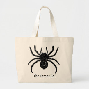 Antique Tarantula Spider Tote Tag Jumbo Stoffbeutel