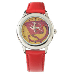 ANTIQUE TAROTEN,DEUTSCHE GERICHTSKARTEN ROTE HUNEN ARMBANDUHR