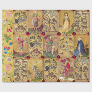Antique Tarots / Deutsche Hofkarten / Falken, Deal Geschenkpapier