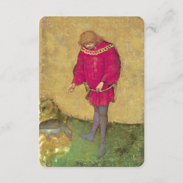 Antique Tarots German Court Cards/Page of Encks (Vorderseite)