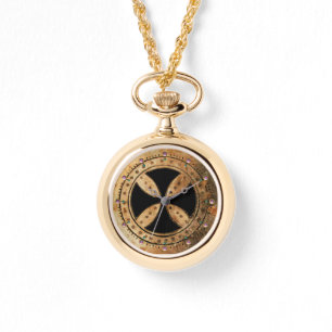 ANTIQUE TEMPARKROSS, schwarz Armbanduhr