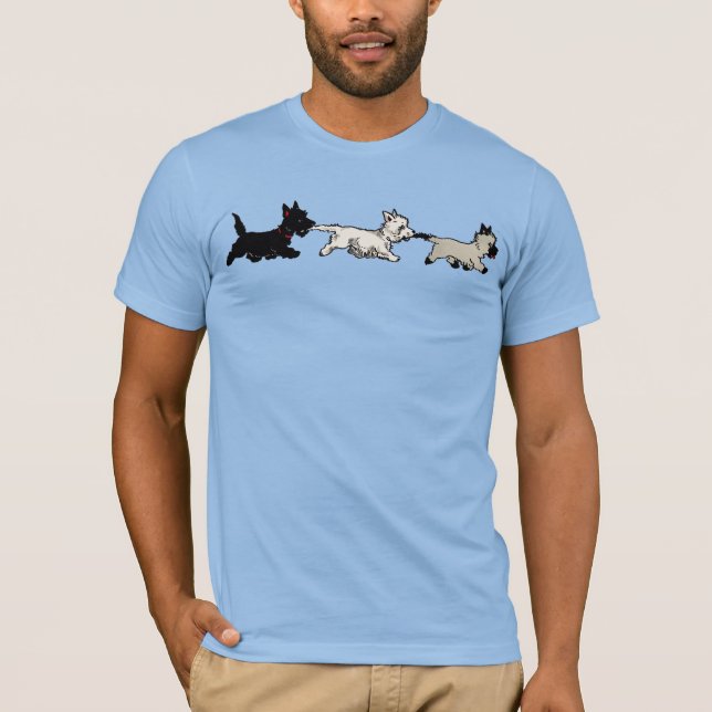 Antique Trio of Terrier Dogs T-Shirt (Vorderseite)
