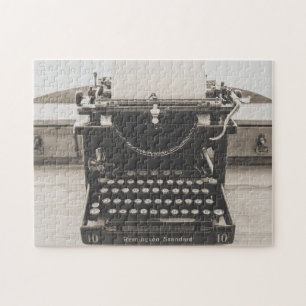 ANTIQUE TYPEWRITER JIGSAW PUZZLE