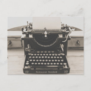 ANTIQUE TYPEWRITER POSTCARDS POSTKARTE