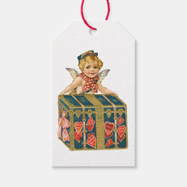 Antique Valentine Geschenkanhänger (Vorderseite)