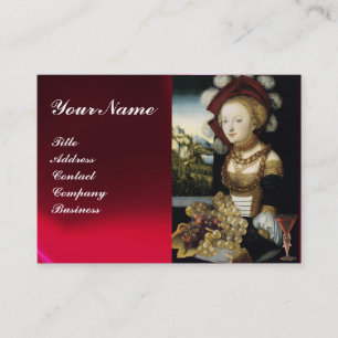 ANTIQUE VINEYARD GRAPEN WEIN VERMUTEN ROTEN WAX SI VISITENKARTE