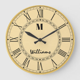 Antique Vintage Classic Große Wanduhr