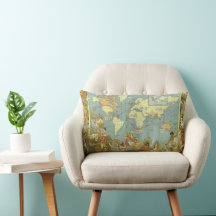 Antique World Map of the British Empire, 1886