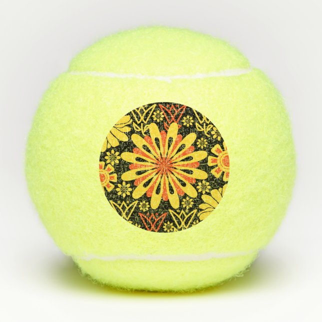 Antique Yeller Tennis Ball (Vorderseite)