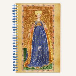 ANTIQUE ZIELE/MAID UND SEITE DES WANDSCHICHTS NOTIZBUCH