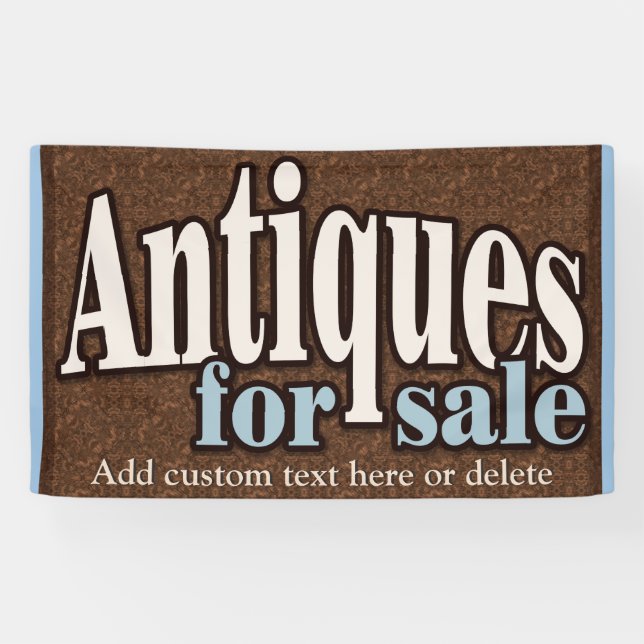 Antiques.Sammlerstücke.Für den Verkauf individuell Banner (Horizontal)